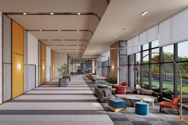 Queenswoodz Bukit Jalil Queen's Lounge (lobby), artist's impression